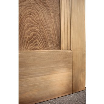 美杢 欅玉杢/泡杢の特大建具 2枚1組　W923 