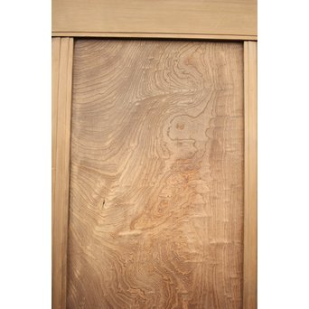 美杢 欅玉杢/泡杢の特大建具 2枚1組　W923 