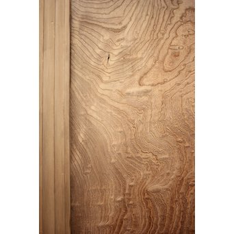 美杢 欅玉杢/泡杢の特大建具 2枚1組　W923 
