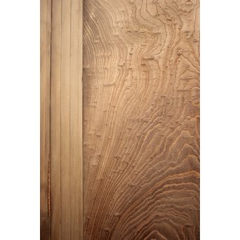 美杢 欅玉杢/泡杢の特大建具 2枚1組　W923 