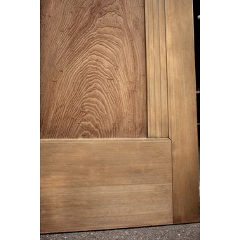 美杢 欅玉杢/泡杢の特大建具 2枚1組　W923 