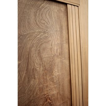 美杢 欅玉杢/泡杢の特大建具 2枚1組　W923 