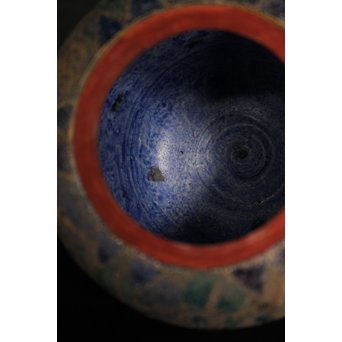 前田正博 色絵金銀彩蓋付壺/水指　P043 