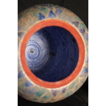 前田正博 色絵金銀彩蓋付壺/水指　P043 