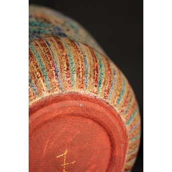 前田正博 色絵金銀彩蓋付壺/水指　P043 