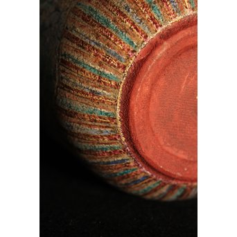 前田正博 色絵金銀彩蓋付壺/水指　P043 