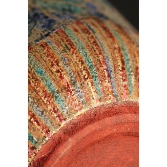 前田正博 色絵金銀彩蓋付壺/水指　P043 