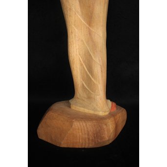 島田恭宏 木彫 少女　X052 