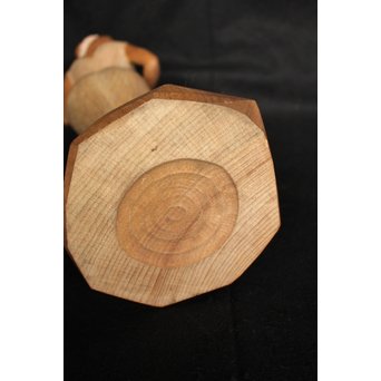 島田恭宏 木彫 少女　X052 