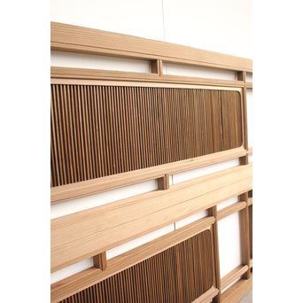 神代杉筬欄間 2枚1組　R2320 