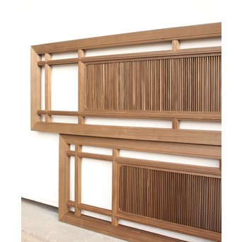 神代杉筬欄間 2枚1組　R2320 