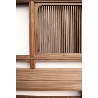 神代杉筬欄間 2枚1組　R2320 