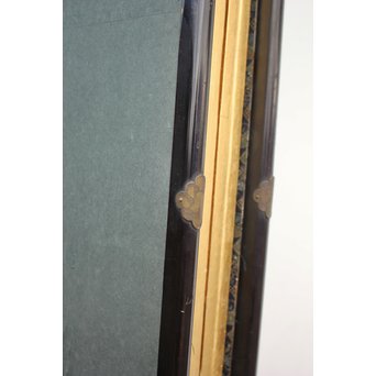 倣 俵屋宗達[伊年印] 草花図 時代屏風一双　Z040 