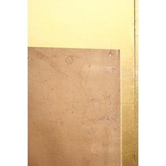 倣 俵屋宗達[伊年印] 草花図 時代屏風一双　Z040 