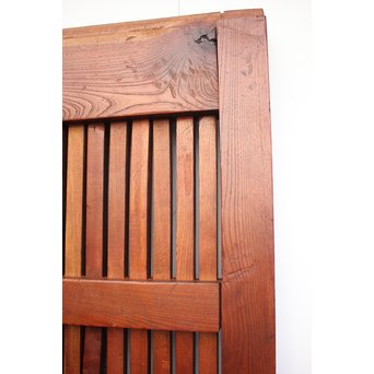 重厚鉄金具総欅格子蔵戸　W930 