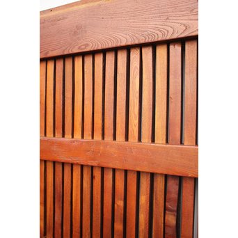 重厚鉄金具総欅格子蔵戸　W930 