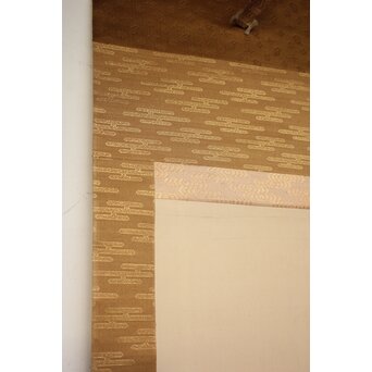 明治刺繍画 登美銘 鯉図　Z042 