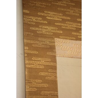 明治刺繍画 登美銘 鯉図　Z042 