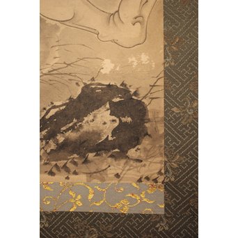 倣 曽我蕭白 がま仙人 掛軸　Z044 