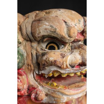 木彫時代阿吽狛犬　X054 