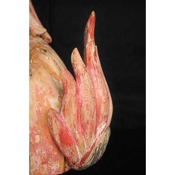 木彫時代阿吽狛犬　X054 