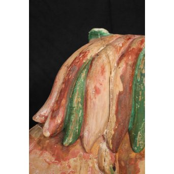 木彫時代阿吽狛犬　X054 