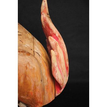 木彫時代阿吽狛犬　X054 