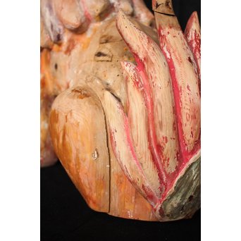 木彫時代阿吽狛犬　X054 