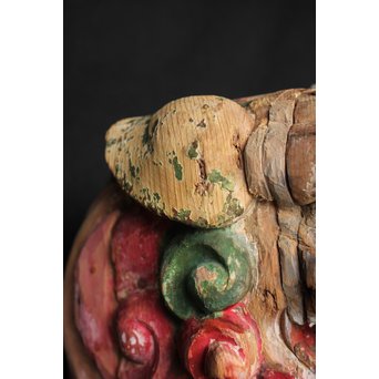 木彫時代阿吽狛犬　X054 