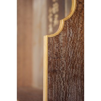 箱根細工創始者 白川洗石/鶴之助 木象嵌文箱/盆　X058 