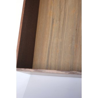 箱根細工創始者 白川洗石/鶴之助 木象嵌文箱/盆　X058 