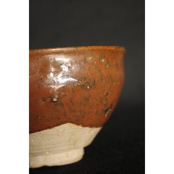 加藤元十作 美濃天目茶碗【堀天目】 竹里庵陶寿 加藤春二識箱　P045 