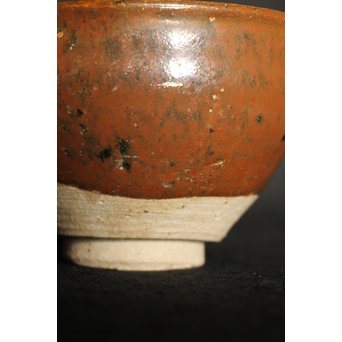 加藤元十作 美濃天目茶碗【堀天目】 竹里庵陶寿 加藤春二識箱　P045 