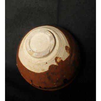 加藤元十作 美濃天目茶碗【堀天目】 竹里庵陶寿 加藤春二識箱　P045 