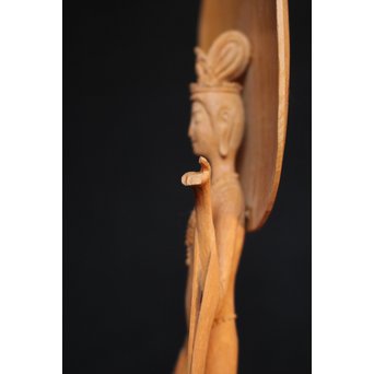 石本武士 木彫観音【花音】 X061 