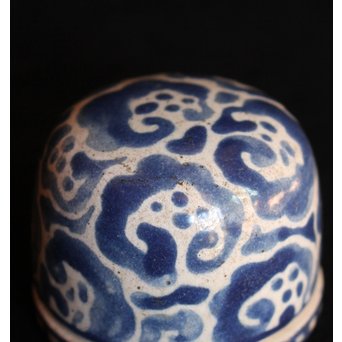 乾山製 真清水蔵六識 饅頭形香合　P052 