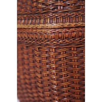 極細竹組の茶籠　U039 