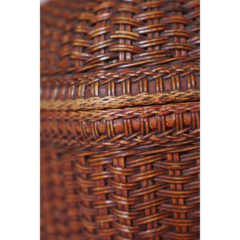 極細竹組の茶籠　U039 