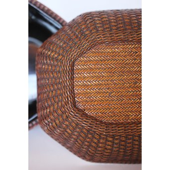 極細竹組の茶籠　U039 
