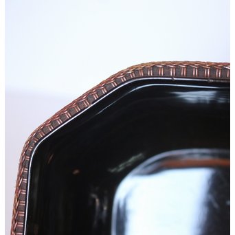 極細竹組の茶籠　U039 