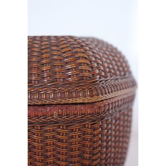 極細竹組の茶籠　U039 