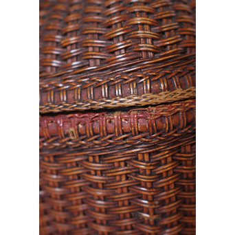 極細竹組の茶籠　U039 