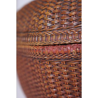 極細竹組の茶籠　U039 