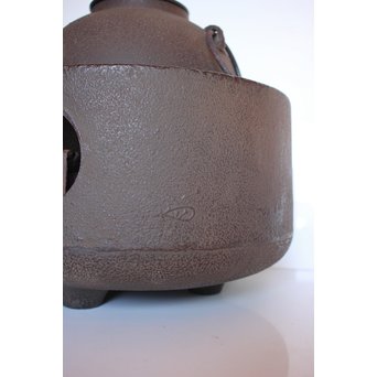 今日庵 淡々斎花押入 鉄常磐風炉/釜 五徳付　M057 