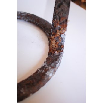 今日庵 淡々斎花押入 鉄常磐風炉/釜 五徳付　M057 