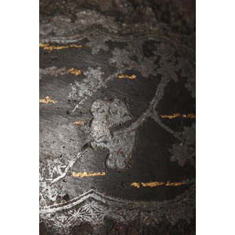 金寿堂 金銀象嵌鉄瓶　M061 