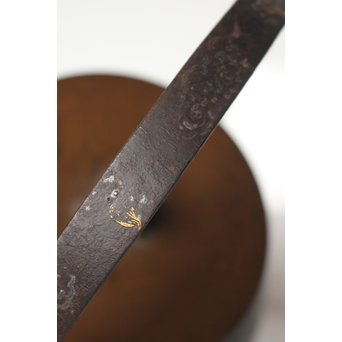 金寿堂 金銀象嵌鉄瓶　M061 