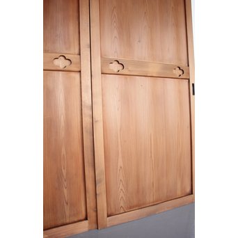 木爪型引手の細身帯戸 4枚1組　B921 