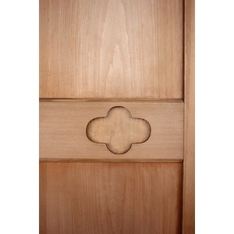 木爪型引手の細身帯戸 4枚1組　B921 