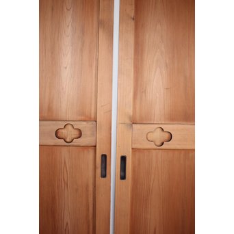 木爪型引手の細身帯戸 4枚1組　B921 